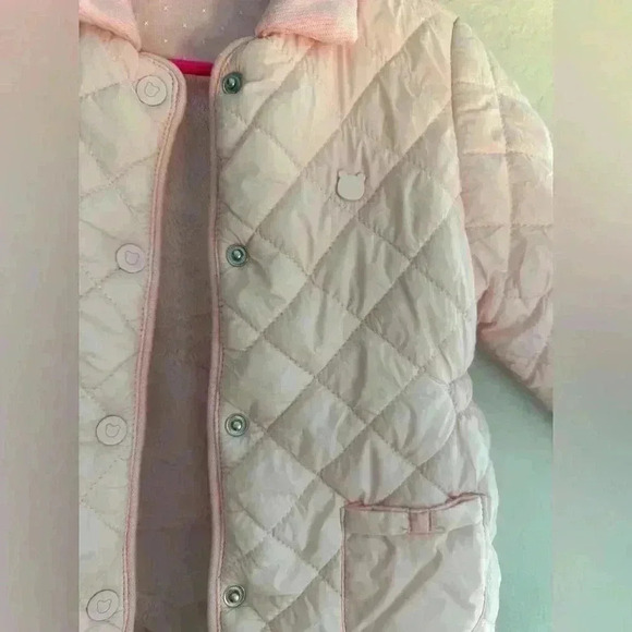 Mayoral Newborn Pink Puffer Jacket 12 M Winter Cold Weathe - Picture 2 of 4